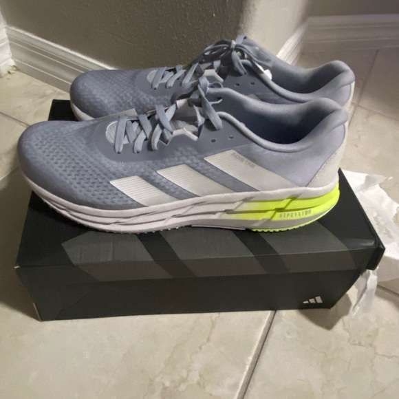 Adidas Adistar 3 Halo Silver Zero Metalic Pulse Lime NWT